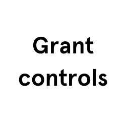 Grant controls